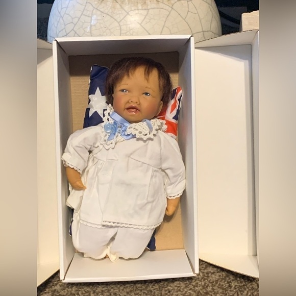 Gotz Small Baby Doll w/Pillow - Picture 1 of 2